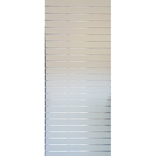 Drážkový panel V240xŠ120cm. BIELA