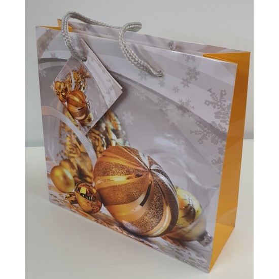 Christmas gift bag, 17x17x6cm, pack.12pcs/MIX