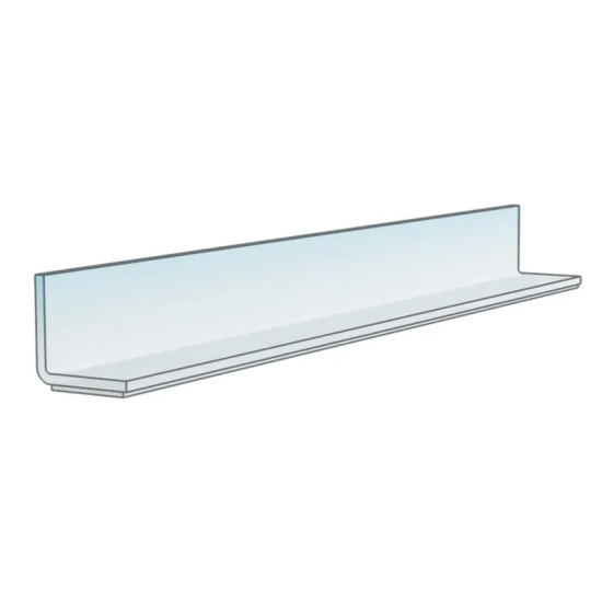 Samolepiace predné zábradlie priesvitné 100cm