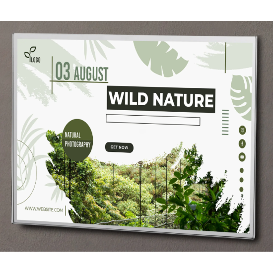 Akrylová kapsa A6 na šírku