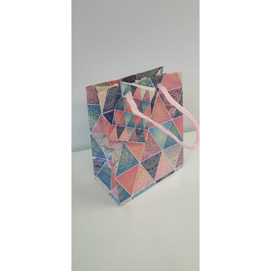 Darčeková papierová taška, 11x14x6cm