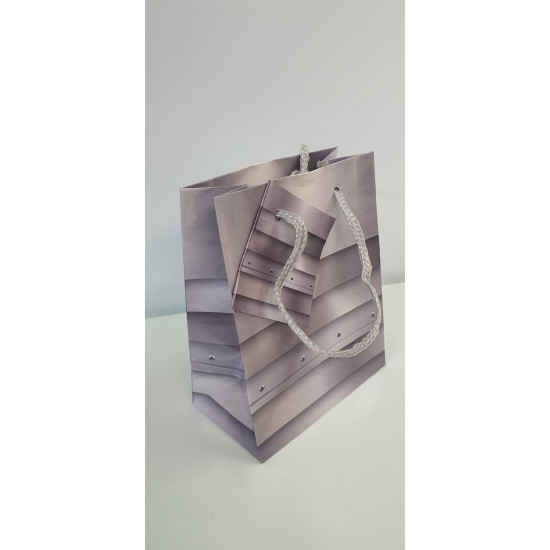 Darčeková papierová taška, 11x14x6cm