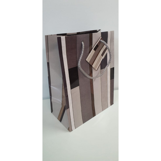 Darčeková papierová taška, 17,5x22,5x9,5cm