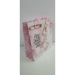 Darčeková vianočná taška, 17x17x6cm