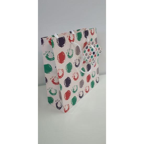 Darčeková vianočná taška, 17x17x6cm