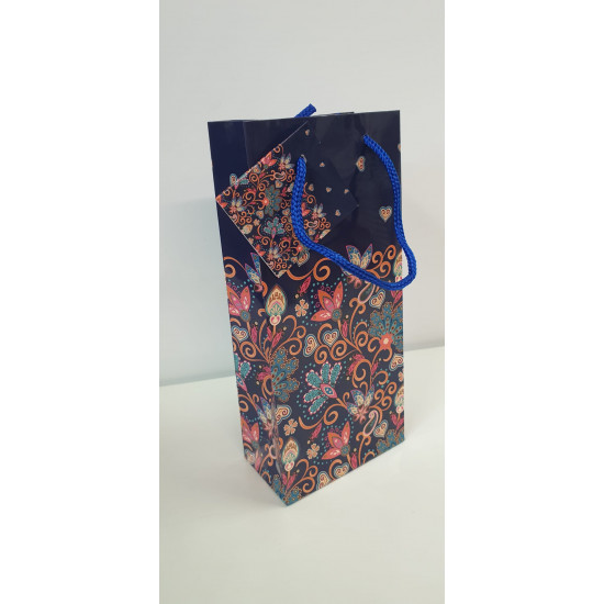 Darčeková papierová taška, 10x22x5,5cm