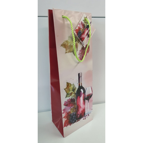 Darčeková papierová taška,  13x36x8,5cm