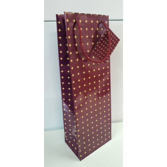 Darčeková papierová taška,  13x36x8,5cm