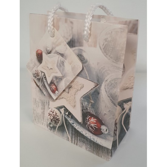 Christmas gift bag, 11x14x6cm, pack.12pcs/MIX