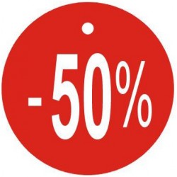 Visačky gulaté Ø45mm, -50%