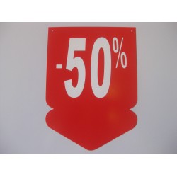 Cedulka šípka 24x33cm