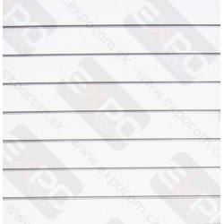 Drážkový panel V120xŠ120cm. BIELA