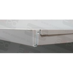 Kovový držiak zábradlia a cenovky 125cm