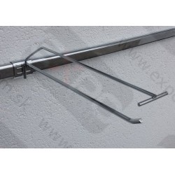 Hák jednoduchý s hrazdou 30cm