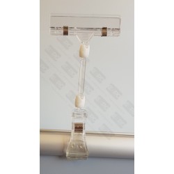 Priesvitný držiak cenovky