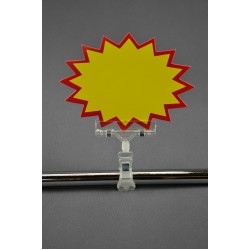 Priesvitný držiak cenovky